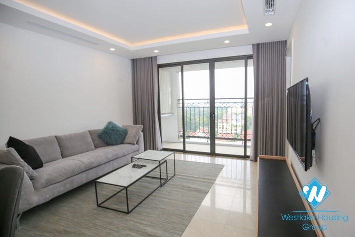 Modern apartment for rent in Tower B, D'Le Roi Solie Building, Xuan Dieu st, Tay Ho District 